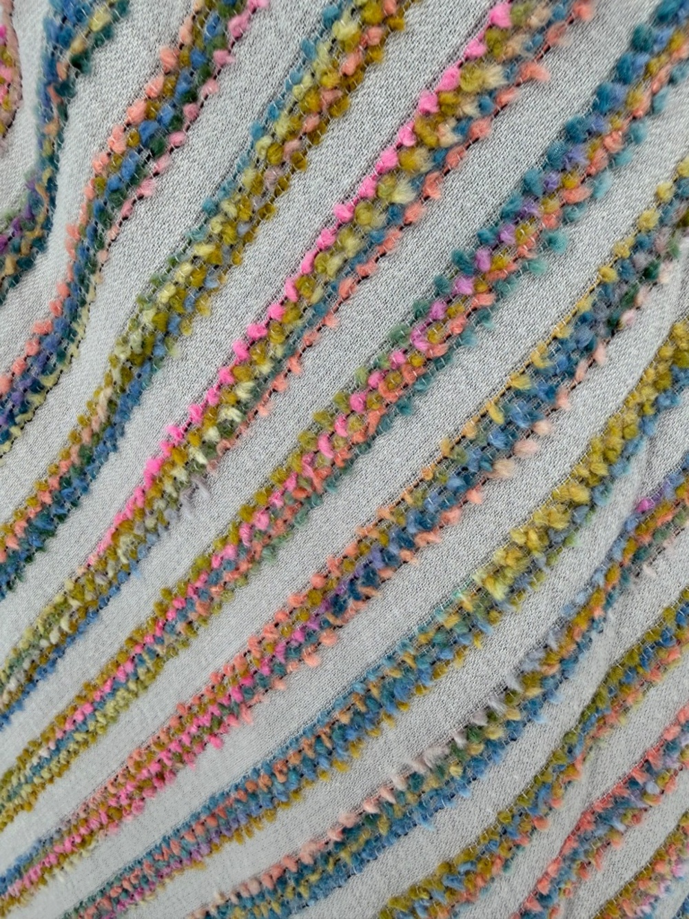 Lou & Grey Textured‎ Multi-Color Slub Stripe Shift Dress L - Picture 11 of 11